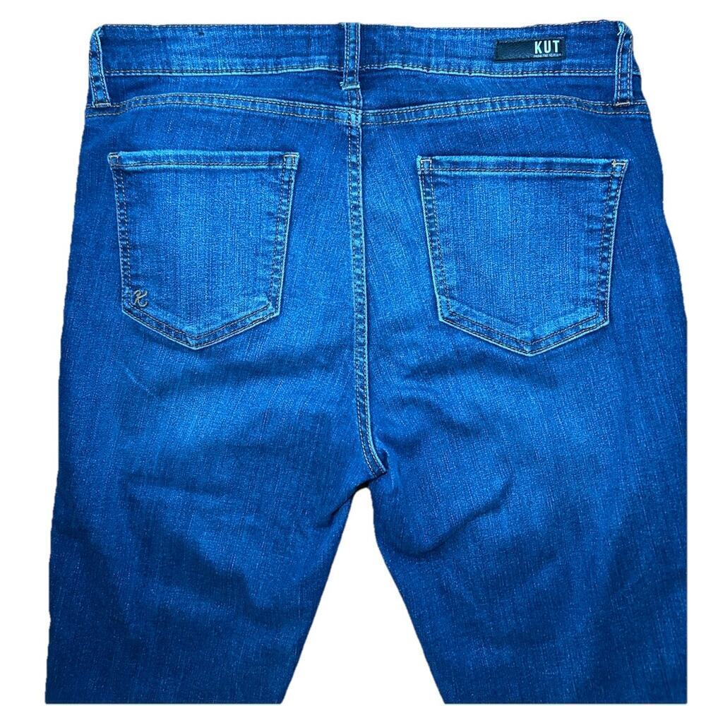 Kut From The Kloth Donna High Rise Ankle Skinny Jeans Women’s Size 8 Dark Wash - Picture 8 of 10